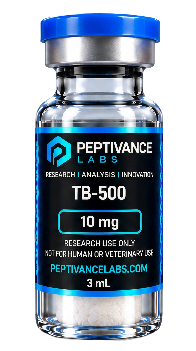 Peptivance Labs TB-500 10 mg research peptide vial