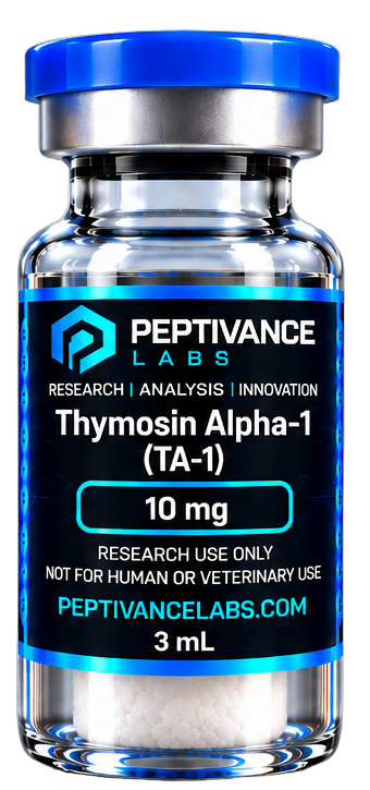 Thymosin Alpha-1 (TA-1) sealed research vial